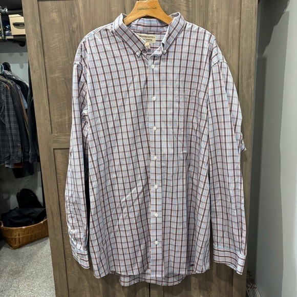 Duluth Other - Duluth Trading Wrinkle Fighter Men's Button Down Shirt 2XLT Plaid